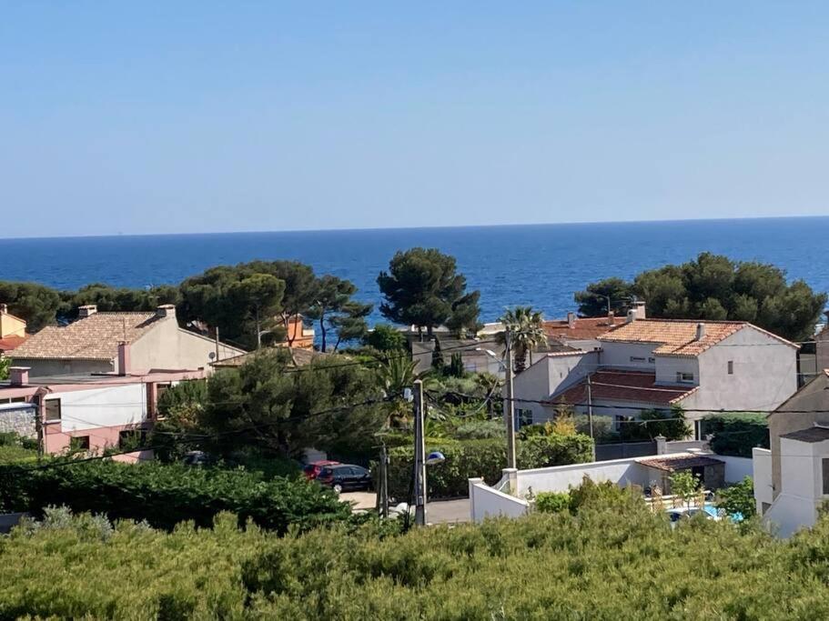 Appartement 2 Chambres Terrasse Vue Mer Carry-le-Rouet Luaran gambar